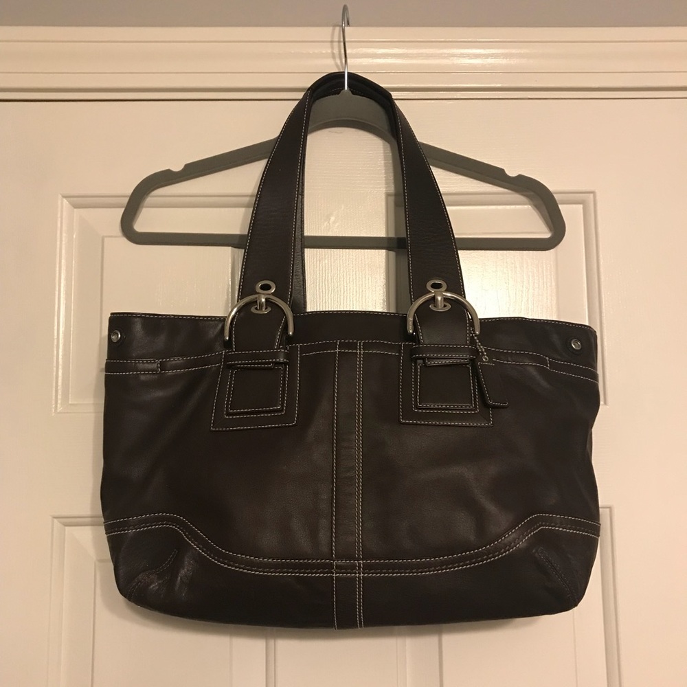 Coach Leather Tote